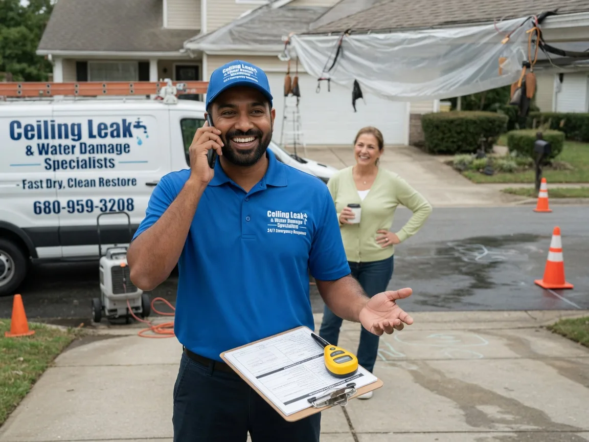 Ceiling Leak Cleanup Centerport, PA FAQs